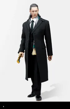 

POPTOYS 1/6 LOKI Black Coat Set Clothing Model X13 Fit 12" Male Action Figure