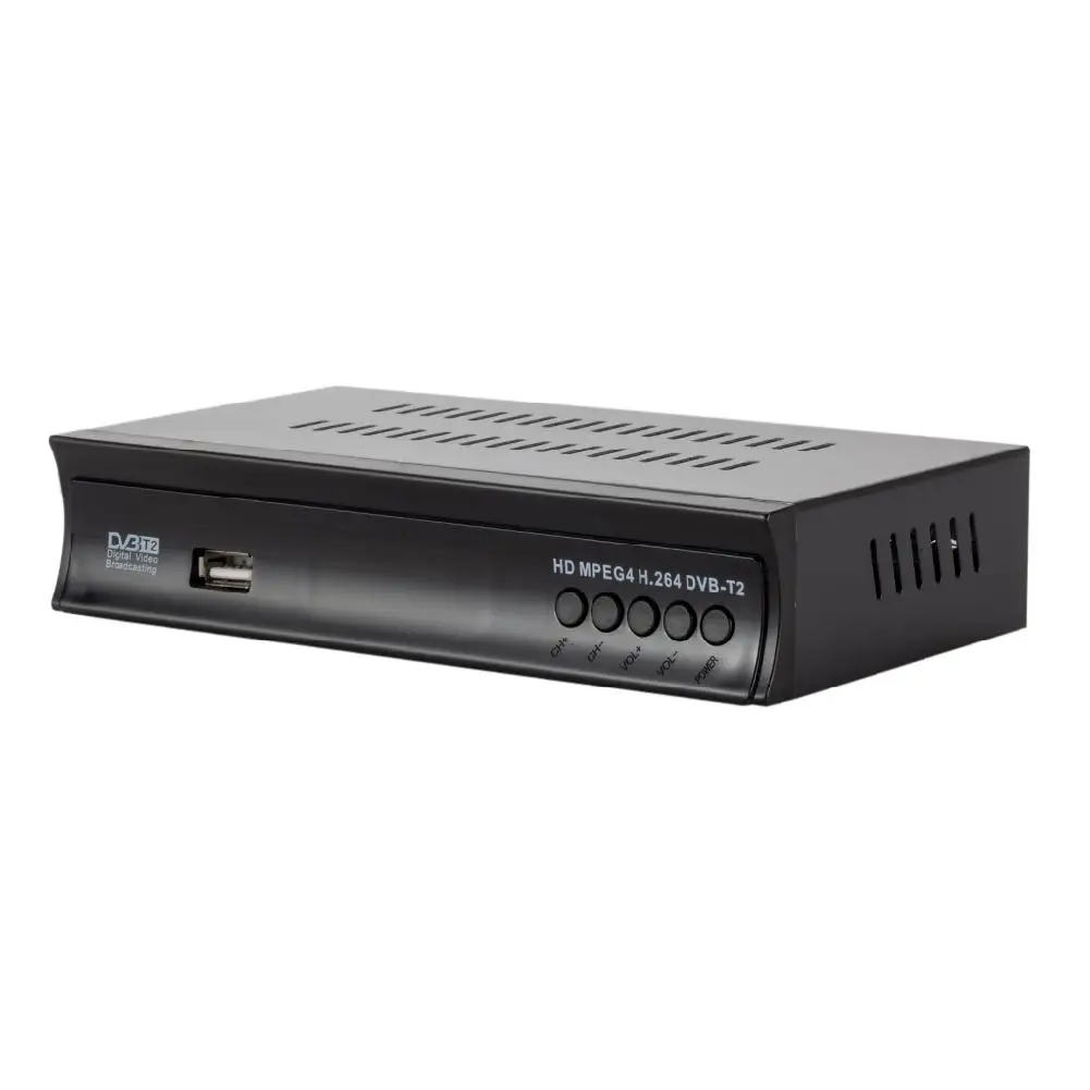  Kuulee DVB-T2 TV Tuner Terrestrial Receiver DVB S/S2 Digital Satellite Receiver Support H.265 AC3 D