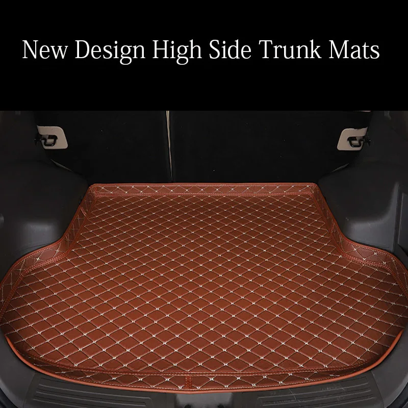 

Custom Car trunk mats cargo Liner Case for Ford Edge Escape Kuga Fusion Ecosport Explorer car-styling leather Anti-slip carpet l