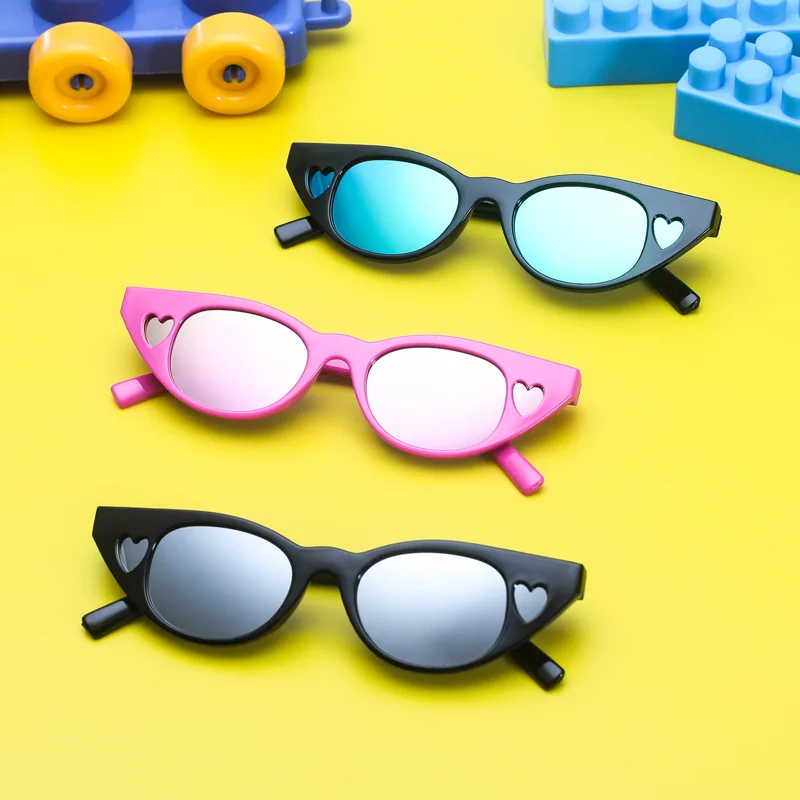 

NEW Children sunglasses Boys Girls kids Cute Safety Coating Glasses UV 400 Protection Fashion Shades oculos de sol uv400