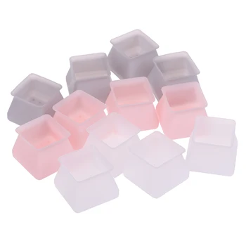 

4Pcs/Set Table Chair Foot Protection Floor Protector Silicone Cap Pad Non-slip Table Chair Leg Furniture Table Feet Cover