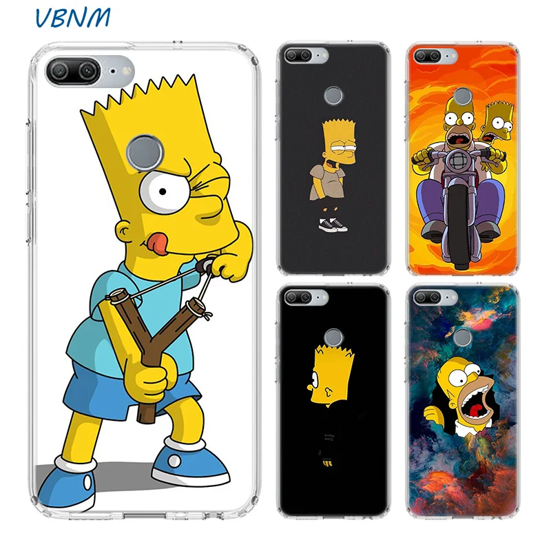 

Cartoon Homer J.Simpsons Fundas Soft Heart Case For Huawei Honor 20 Pro 8X 9 10 lite 9X 8A 8C 8S V20 20i Y5 Y6 Y7 Y9 2019 Cover