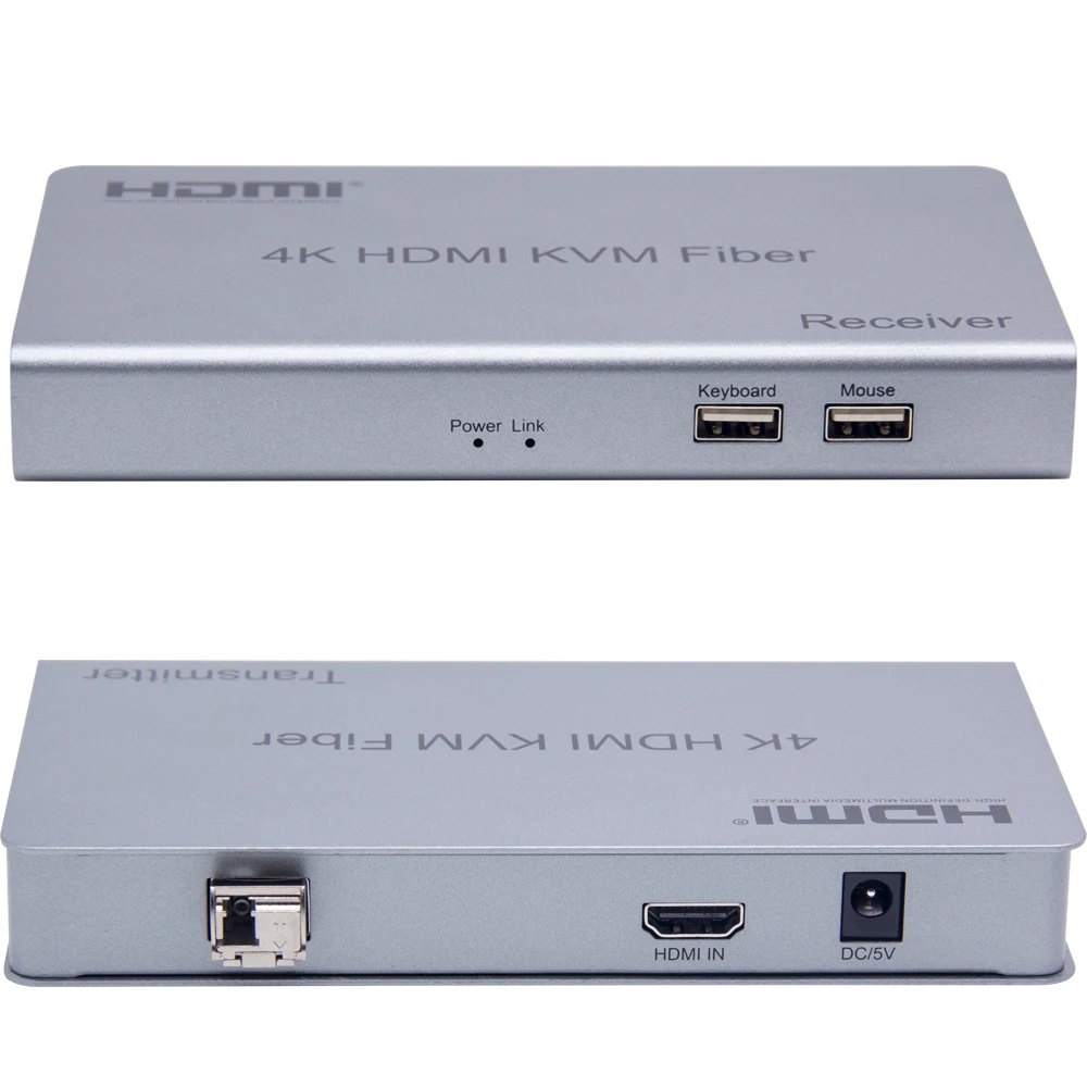 10 км 4 к HDMI KVM удлинитель USB Мышь Клавиатура расширение одним волоконным кабелем Кабель передачи DVD видео плеер ПК к ТВ HD ТВ