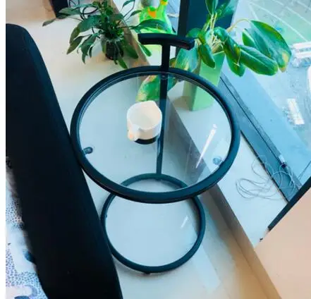 Boreal Европа чайный столик край стол небольшой уголок Несколько небольших семейных гостиной круглый Диванный светильник роскошный край несколько металлических конт - Цвет: 60x40cm
