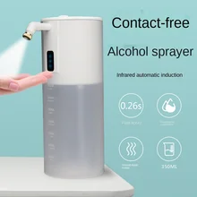 

Hospital shopping mall household automatic induction disinfection alcohol sprayer hand spray disinfection soap dispenser 350ml