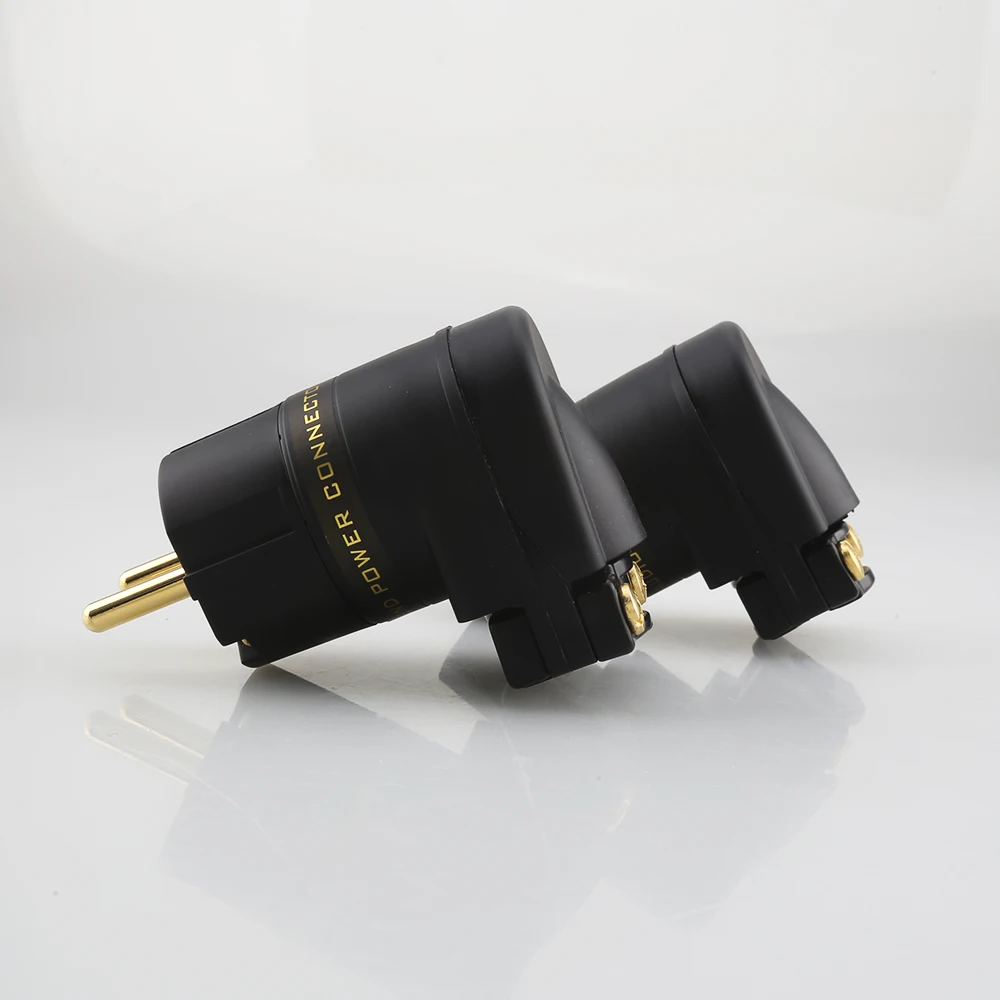 Audiocrast 24K SCHUKO разъем питания для Hi-Fi | AliExpress