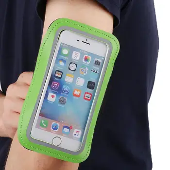 

Running Package Leather Phone Case Leather Cases Arm Bag Dirt Resistant Durable Sports &Amp; Outdoors Case Adjustable Outdoor
