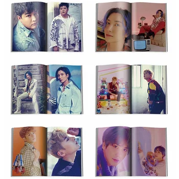 

Kpop SUPER JUNIOR 9th Album <Time_Slip> Mini Photo Album K-pop SUPER JUNIOR Photobook Photo Card Fans Collection Gift