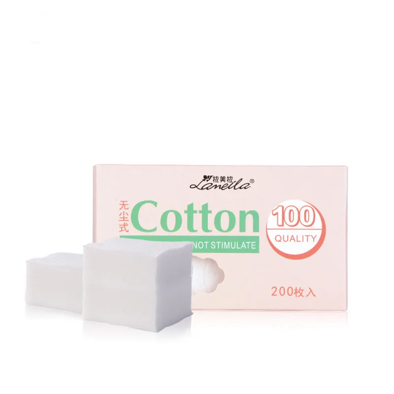 

200Pieces Fashion Face Cotton Pad One-time face cleansing Exquisite cotton pad Matting face towel Basic beauty tools