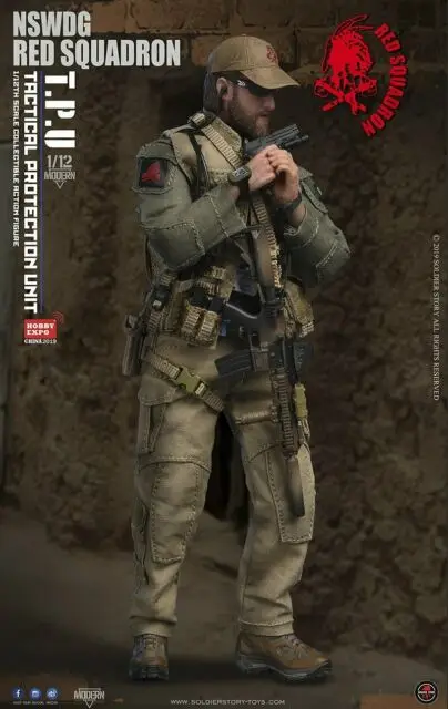 15,3 см mini SOLDIER STORY SSM001 1/12 Seal Six Team NSDDG красная тактическая команда безопасности