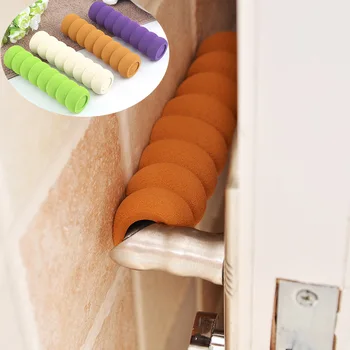 

Spiral Door Handle Gloves Anti Collision Protective Cover Children Safety Doorknob Mute Silencer Door Fenders Wall Protectors