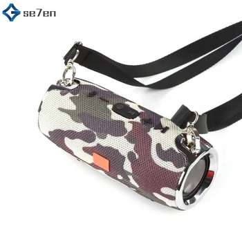 

Portable Bluetooth Speaker Wireless Bass Column Waterproof Outdoor Speaker Support AUX TF USB Subwoofer Stereo Loudspeaker