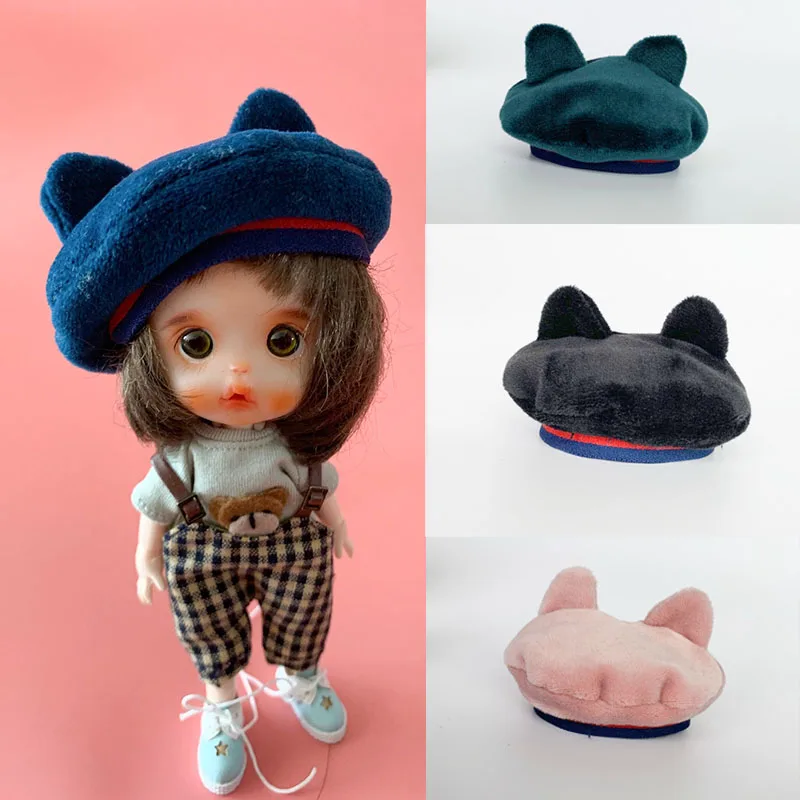 Ob11 детская одежда ручной работы Мягкая Керамическая голова шапка 1/8 BJD круглая