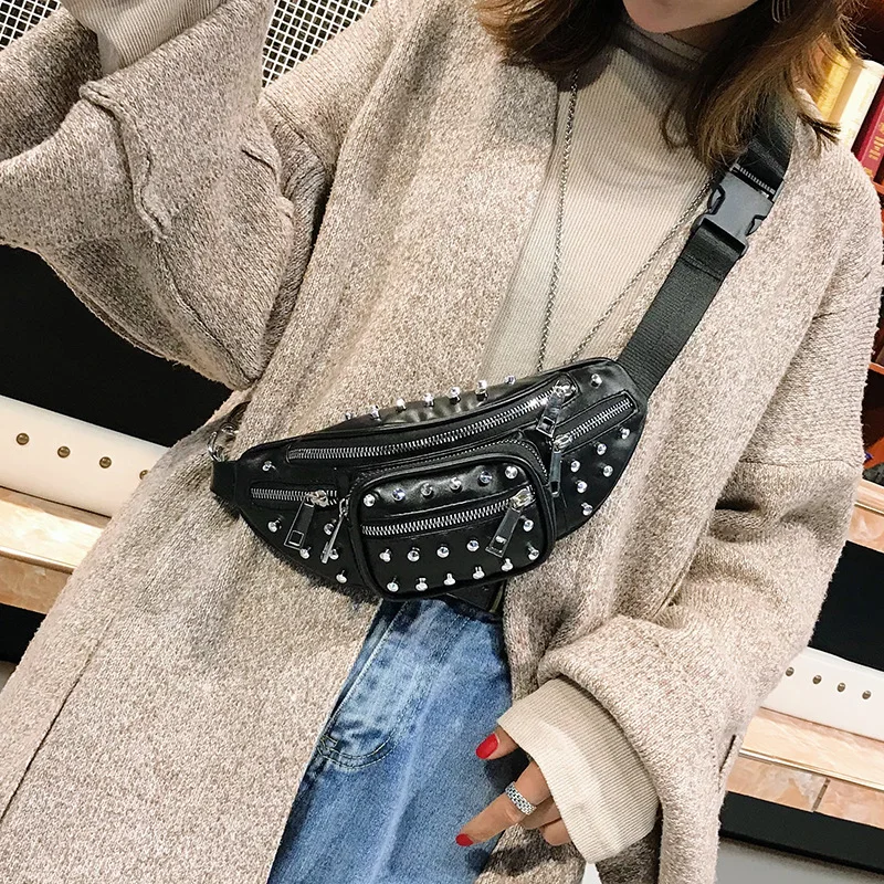 

King Chest Pack Online Celebrity a Water Greek Brother MacBook Celebrity Style Chunky Chain Small Shoulder Bag Women's Multi-Pur