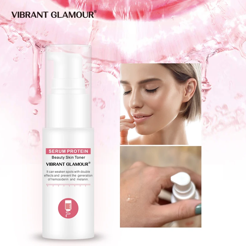 

VIBRANT GLAMOUR Serum Protein Moisturizing Face Toner Whitening Face Serum Shrink Pores Relieve The Redness Sensitive Skin Care