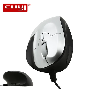 

CHYI Wired Vertical Mouse Ergonomic Usb Optical Mause Gamer 3D 3200 DPI Adjustable Computer mouse Office For Mac Office Laptop