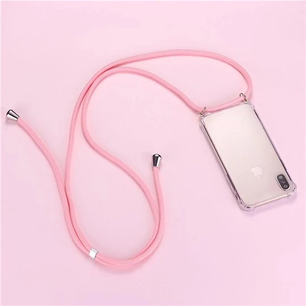 Ремешок шнур цепь лента для телефона шнурок для ожерелья Чехол для мобильного телефона чехол для переноски Чехол для iPhone 7Plus 8Plus X XS Max XR - Цвет: 1