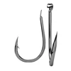 100pcs/Lot 7 Size Barbed Fishing Hooks Black Circle High Carbon Steel Sharpened Bait Tackle Strong Thick Thin Fishhook Lure Tool ► Photo 2/6