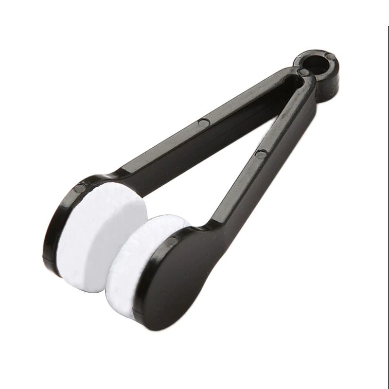 Mini gafas de limpieza ultrasuaves, limpiador de gafas, frotar, gafas miniatura, cepillo, cepillos multifuncionales