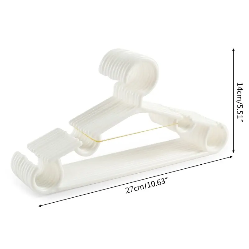 Portable Children Clothes Hanger Toddler Baby Coat Plastic Hanger Hook approx.27x14cm 10Pcs/Set clothes hanger,storage hanger hook,storage hanger