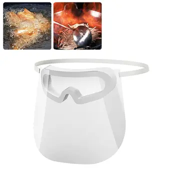 

Head Mounted Transparent Anti Spitting Anti-saliva Dust-proof Protect Full Face Covering Mask Workplace