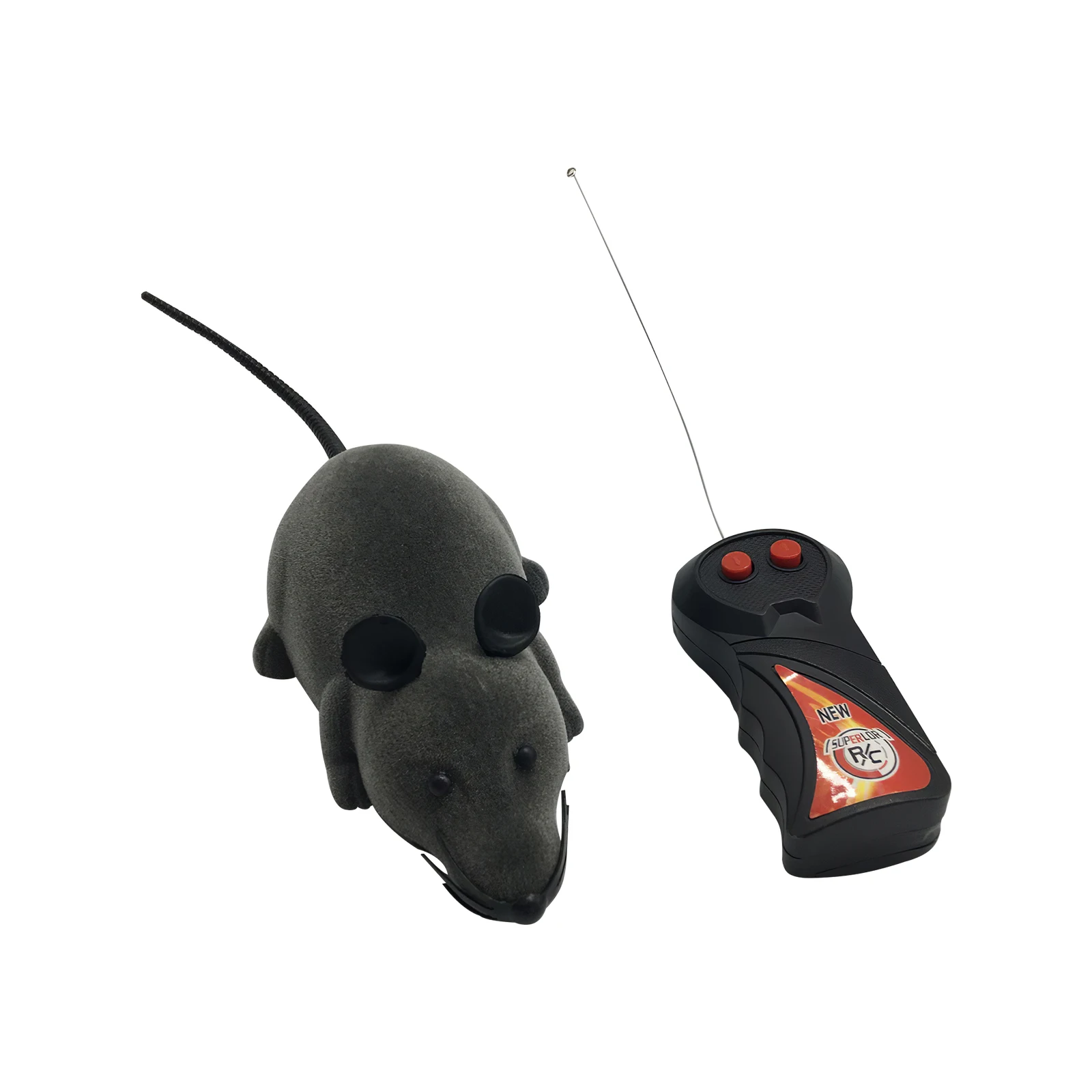 Ratón falso inalámbrico de Control remoto para gatos, Juguetes Divertidos de Control remoto, no tóxico, novedad