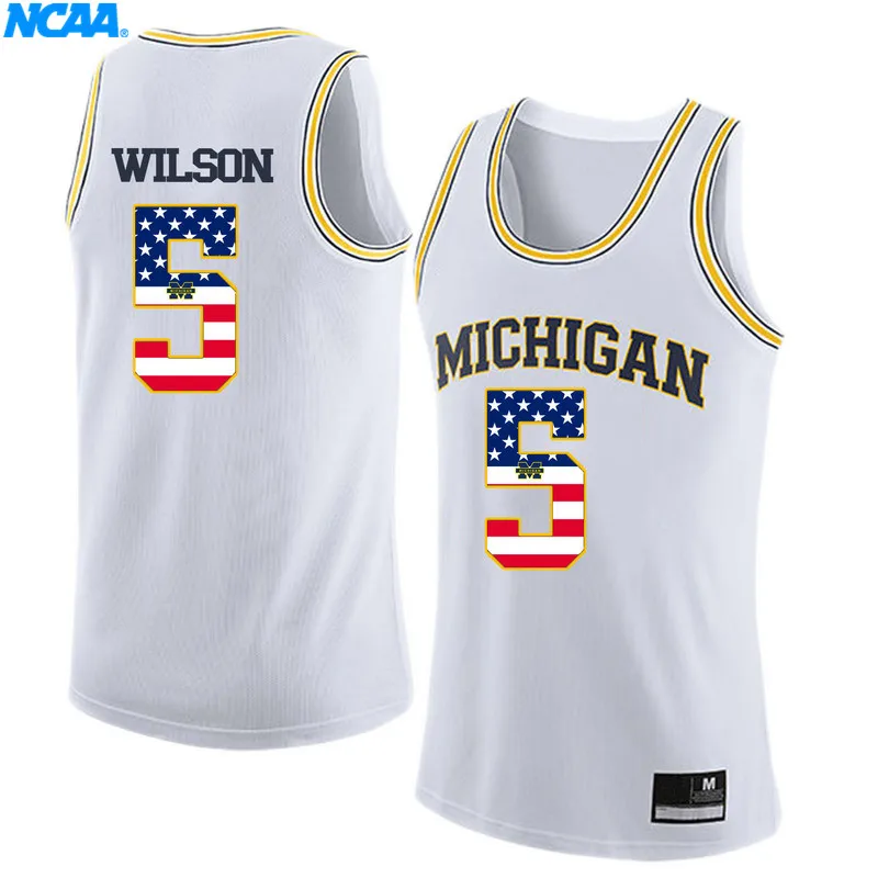 Новое поступление высокое качество Michigan пул#2 Ozuna-Харрисон#14 футболка колледжа ограниченное спортивные Джерси S-XXXL