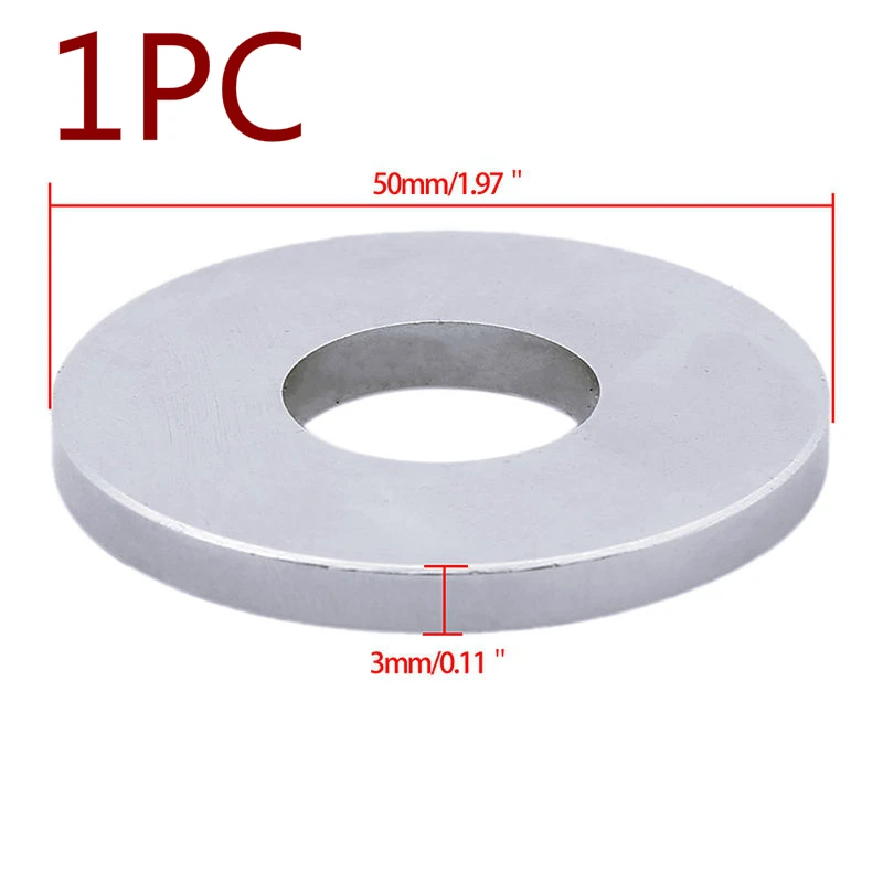 Yeahmart 1 шт. 50x3 мм NdFeB магнит Hole-28mm неодимовые магниты круглые супер мощные Постоянные Магнитные Imanes дисковые 50*3 мм - Цвет: 1pc