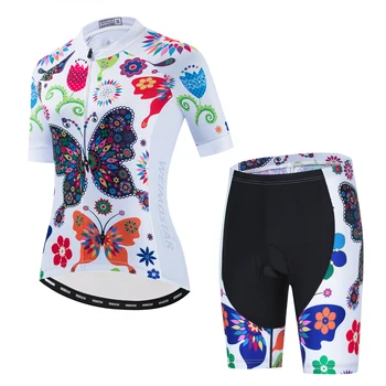 Weimostar Pro Team Women's Cycling Jersey and short set 1