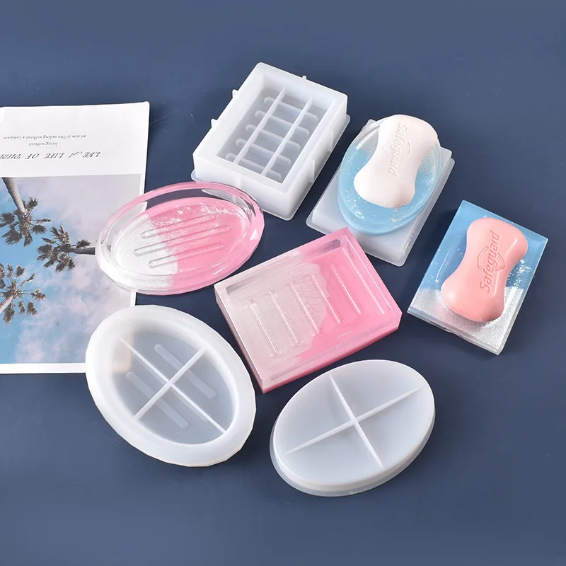 Мыльница Смола силиконовые формы лоток для ювелирных изделий эпоксидная смола