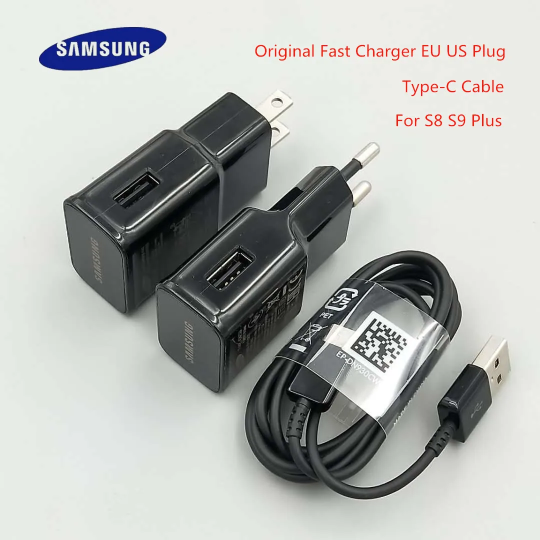Оригинальное Адаптивное быстрое зарядное устройство Samsung Note 8 9 адаптер быстрой