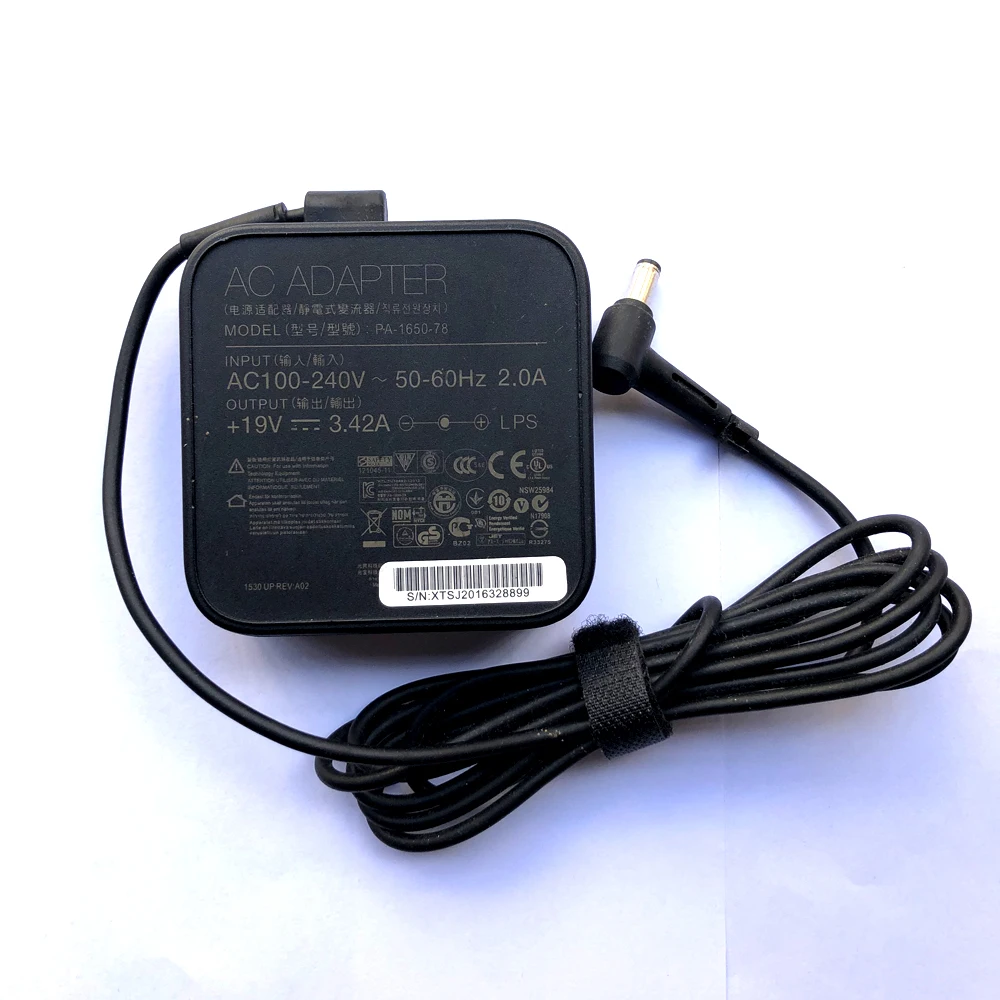 Original 65W 19V 3.42A Laptop AC Adapter Charger Power Supply For ASUS