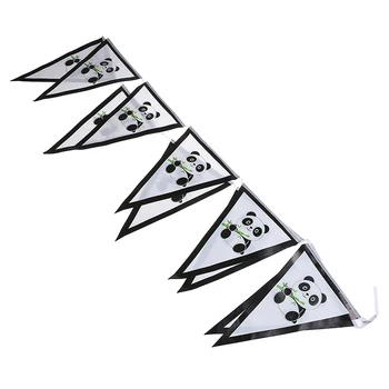 

Hot 1Pcs Panda Theme Banners Party Birthday Decor Panda Decorations Party Disposable Tableware Party Favors Panda Flags Party