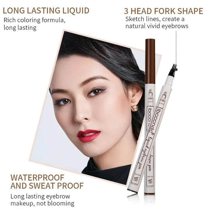 ibcccndc 3 Colors Microblading Eyebrow Tattoo Pen Fine Sketch Liquid Eyebrow Pen Waterproof Tattoo Durable Eye Brow Pencil Set ibcccndc 3 Colors Microblading Eyebrow Tattoo Pen Fine Sketch Liquid Eyebrow Pen Waterproof Tattoo Durable Eye Brow Pencil Set