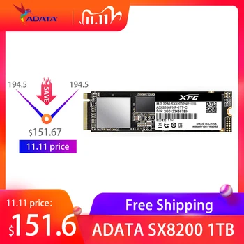 

XPG SX8200 PRO PCIE GEN3X4 M.2 2280 SOLID STATE DRIVE 3500/3000MB