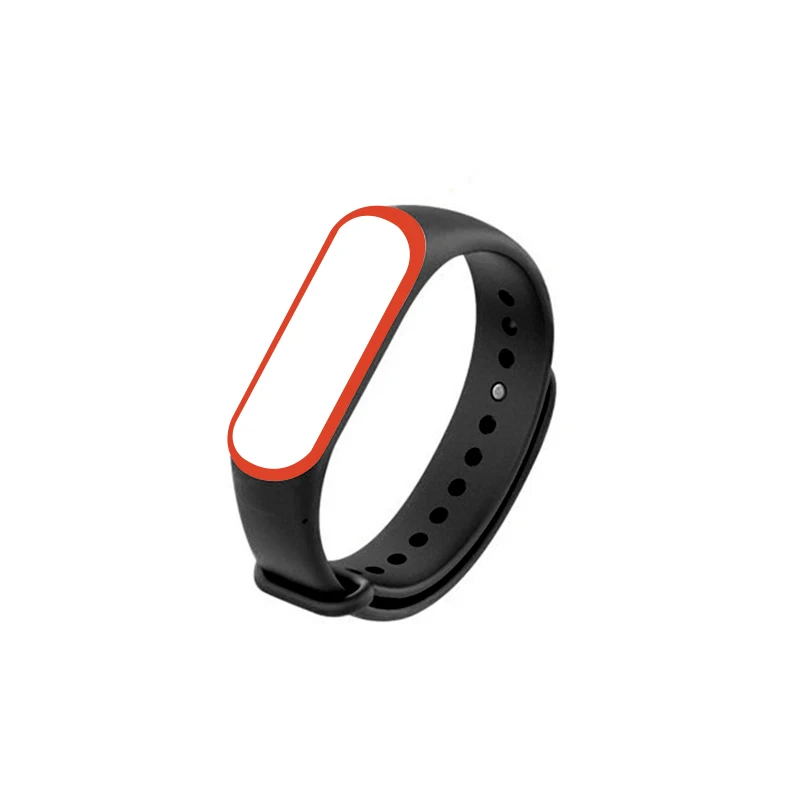 For Mi Band 4 Strap Wrist Strap for Xiaomi Miband 4 Dual Color Silicone for Watch Accessories for Sport Replacement Strap