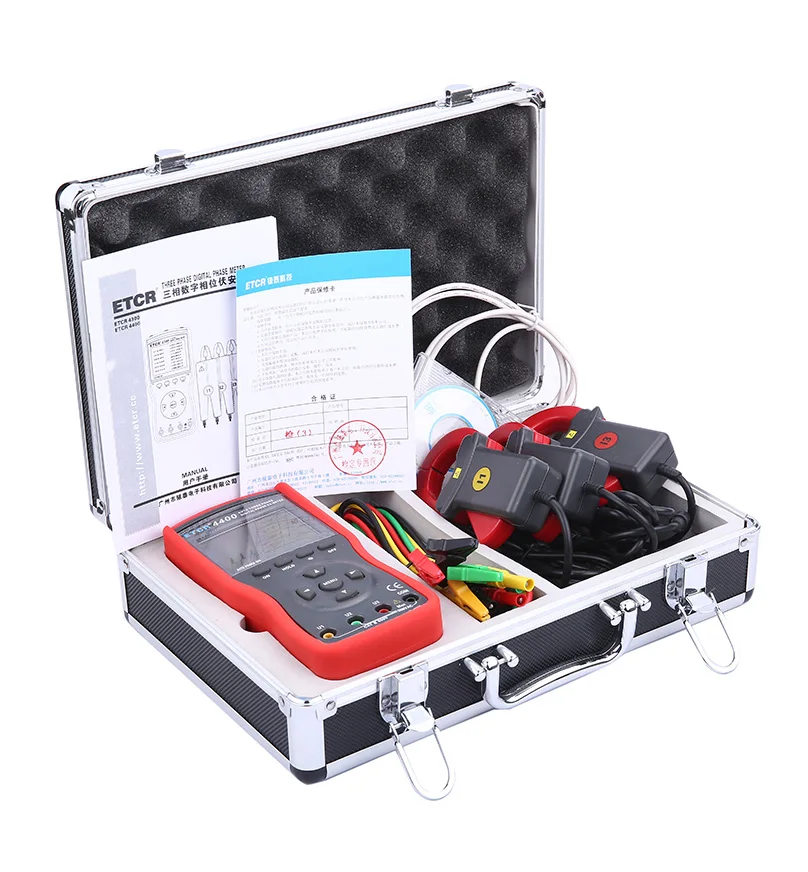 ETCR4700 Three Phase Digital Phase Volt-Ampere Meter