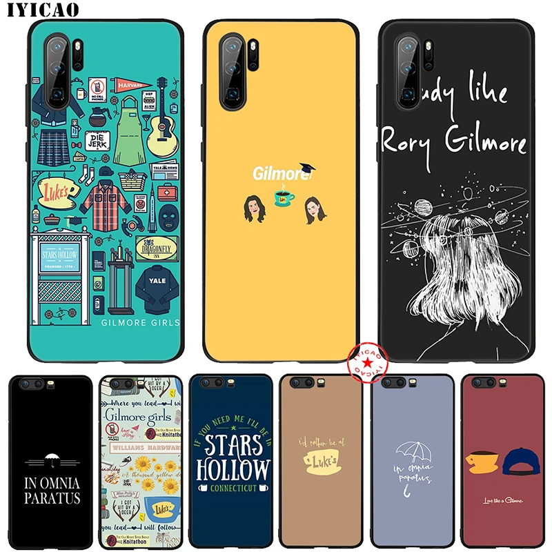 

IYICAO Gilmore girls Soft Case for Huawei P30 P20 P10 P9 P8 Lite Pro P Samrt Z Plus 2019 2018 2017 2016 2015