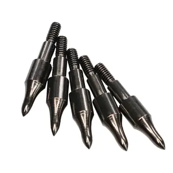 

Hunting Target Arrowheads Screw-in Field Tips 100 Grain Replaceable Points for Compoun Recurve Crossbow Arrows Pack of 12/24