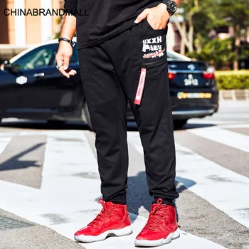 

super Brand Big size Men's Wear Trousers Fat Man Pants Fat Laowei Belt Printing Plus Fat Plus size Leisure Wei Pants