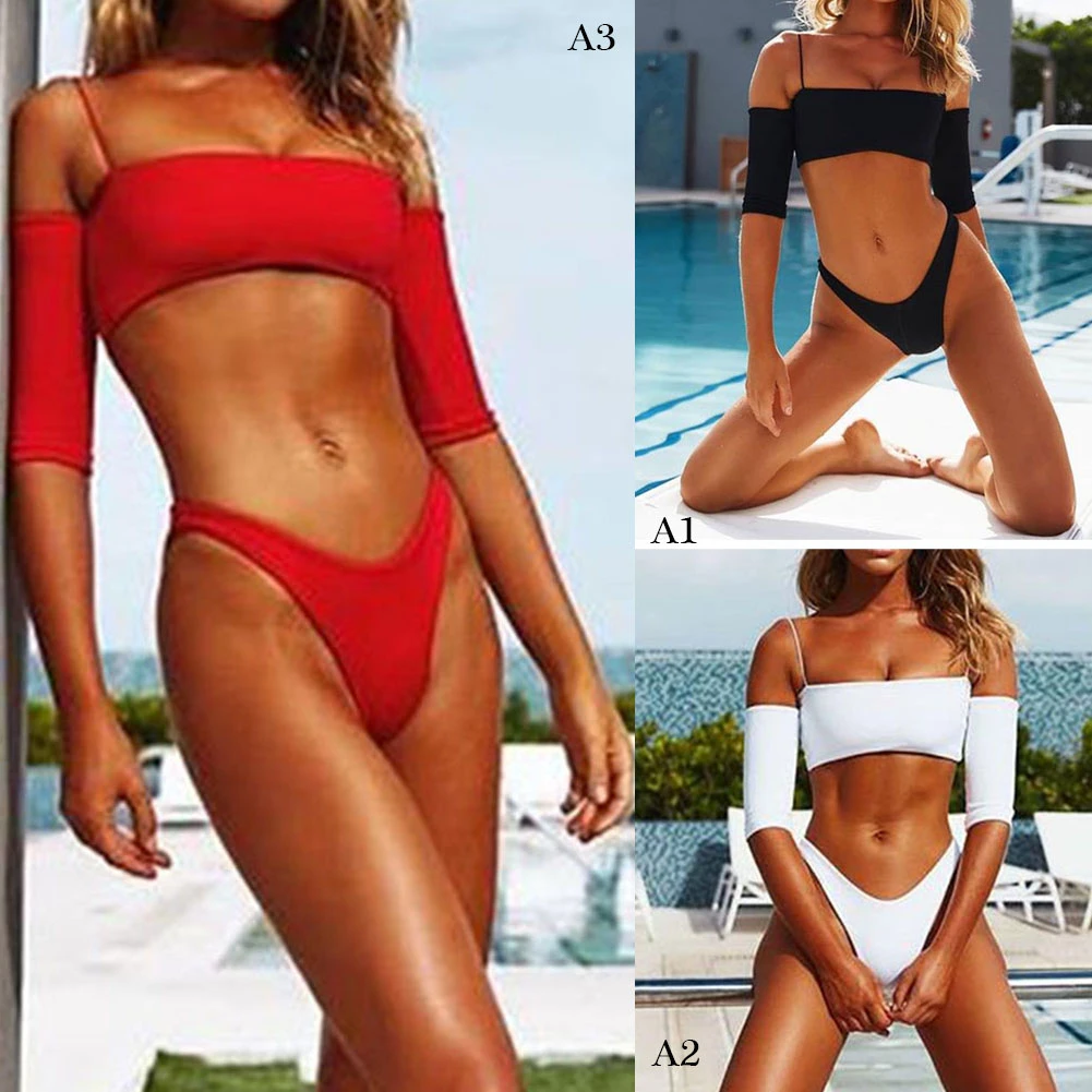 

Sexy Feather Plus Size Swimwear Women Push Up Swimsuit Large Size Striped Mid Waist Bikinis De Las Mujeres Beachwear for Women