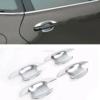 

4Pcs chrome Door handle bowl trim for Peugeot 3008 2009 - 2014