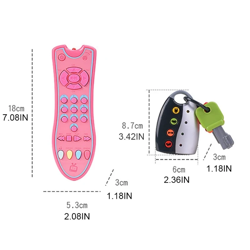 Children Realistic Remote Control Bilingual Play Toys Multicolor Optional Brain Training Portable Educational Toys Noise Maker Aliexpress