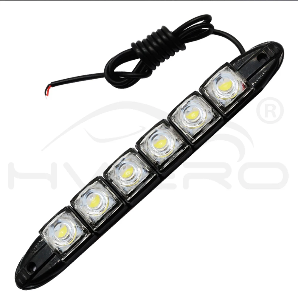 Hviero Car Styling COB DRL Fog Lights Flexible Silicone white Daytime Running Lights Auto Head Lamp Waterproof 10w Bright Led Fog Light car styling