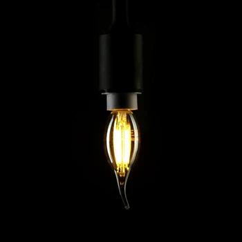

Lamp LED THOMSON LED FILAMENT TAIL CANDLE GOLD, 7 W, E14, 2400 K, 695 Lm 5240622