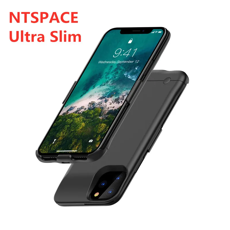 NTSPACE ультра тонкий резервный внешний аккумулятор чехол для iPhone 11 Pro Max power Bank Чехол