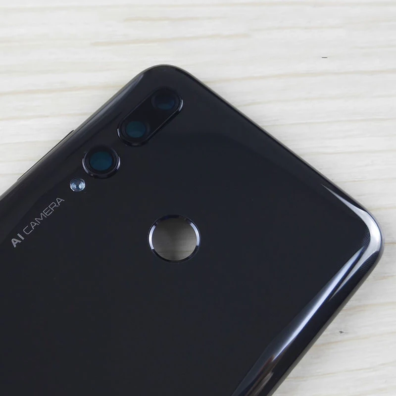 6,2" для huawei P Smart Plus задняя крышка аккумулятора задняя крышка корпуса дверная камера стеклянная рамка объектива чехол для телефона запасные части