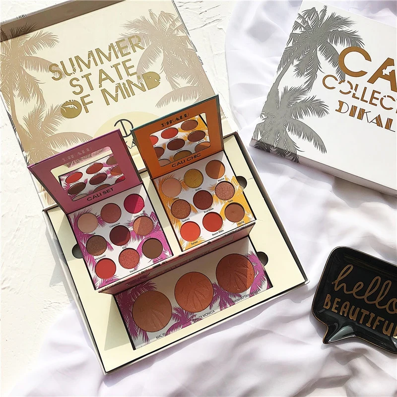 Sombras da Sombra do Olho Pigmento da Sombra da Sombra de Olho Terra Selo Maquiagem Paleta Fosco Sombra pó Glitter 7 High Quality Beleza e saúde