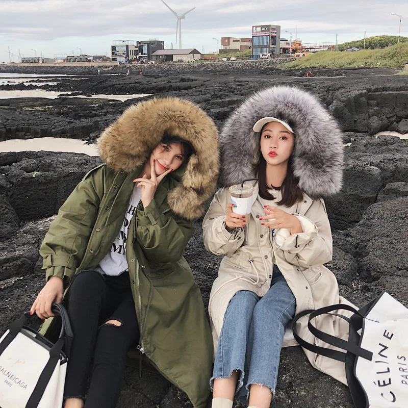 

Waitmore Cotton Coat Dongdaemun over-the-Knee 2019 New Style Slimming Workwear Coat Sense of Design Women's Non-mainstream Autum