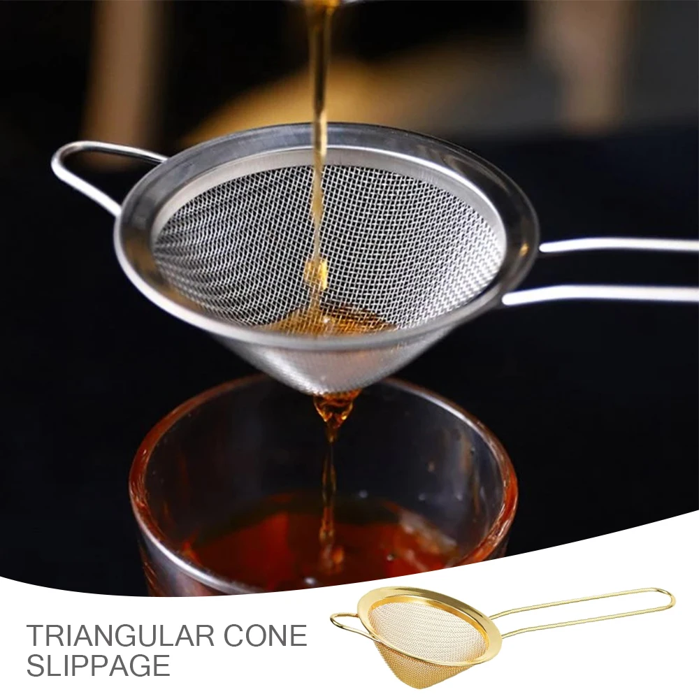 Cocktail Strainer Stainless Steel Tea Strainers Conical Food Strainers
